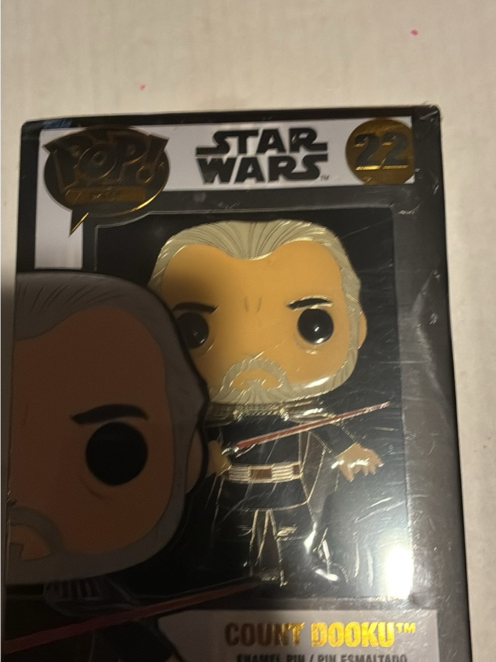 Funko Pop! Star Wars Count Dooku Vinyl Figure - Black/Gold Accents
